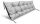  3M Kissen 120 x 40 x 10 grau