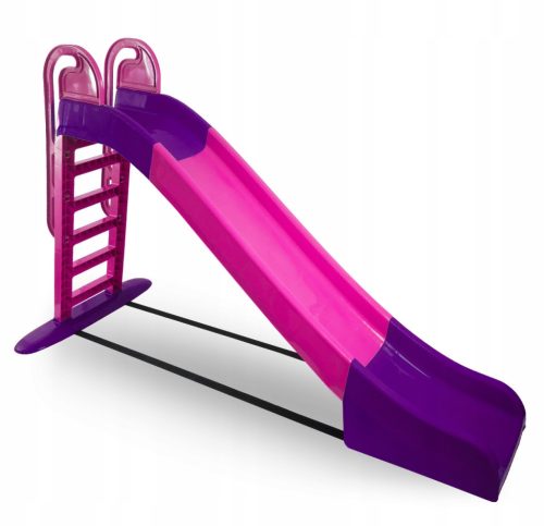  Rutsche mit Griff 243 cm rosa und lila für Kinder für Haus Garten