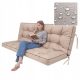  SWING CUSHION Gartenbankauflage mit Rückenlehne WASSERDICHT 140cm