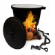  Emaillierter Gusseisentopf, 8 l, für gebratenen Kuchen, Lagerfeuer, Gartenparty