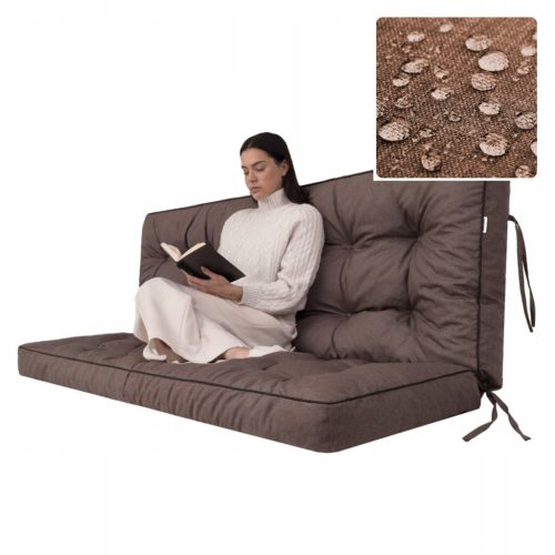  SWING CUSHION Gartenbankauflage mit Rückenlehne WASSERDICHT 120cm