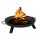  Gartenkamin aus Stahl, 60 cm, Stärke 2 mm, für Lagerfeuer unter dem Rost, Kessel