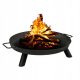  Gartenkamin aus Stahl, 60 cm, Stärke 2 mm, für Lagerfeuer unter dem Rost, Kessel