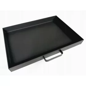    Kaminaschekasten für Grill Beton Ziegelrost 48x34 cm Blech 3mm