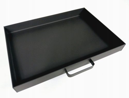  Kaminaschekasten für Grill Beton Ziegelrost 48x34 cm Blech 3mm