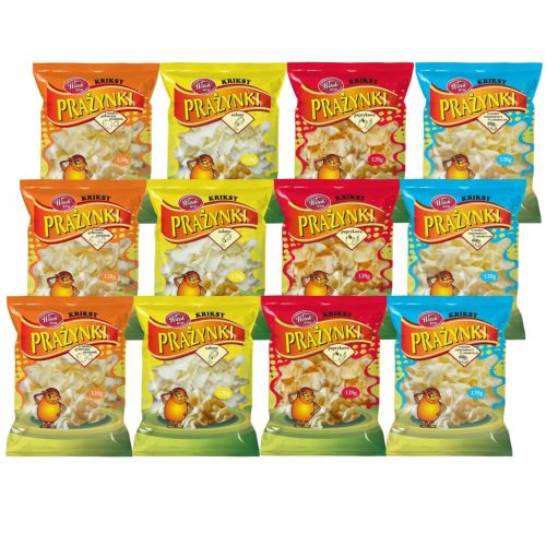 Kriksy Mix 120g – Vier Geschmacksrichtungen in einem Paket!