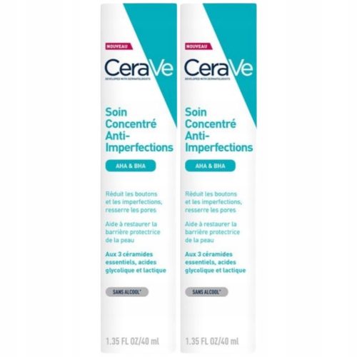 CeraVe żel przeciw niedoskonałościom AHA BHA 40ml