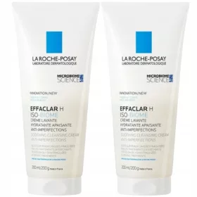   La Roche-Posay Effaclar H Iso-biome Beruhigende Reinigungscreme 2x200ml