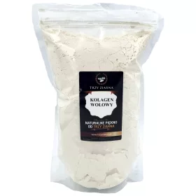   100% Natürlicher Rinderkollagen von Trzy Ziarna - Ideal für Haut, Haare und Gelenke