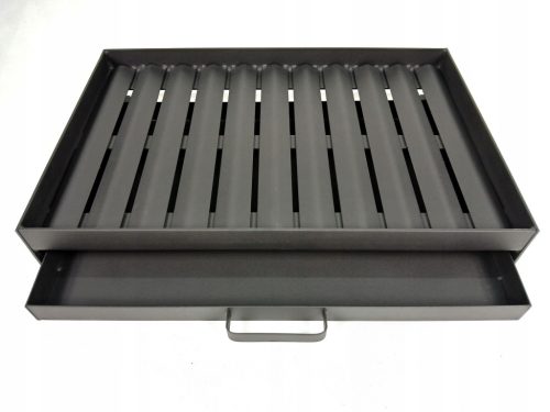  Grillfeuerraum 60x40 cm, ausziehbarer Aschekasten, gemauerter Grillrost, Räucherkammer