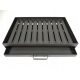  Grillfeuerraum 60x40 cm, ausziehbarer Aschekasten, gemauerter Grillrost, Räucherkammer