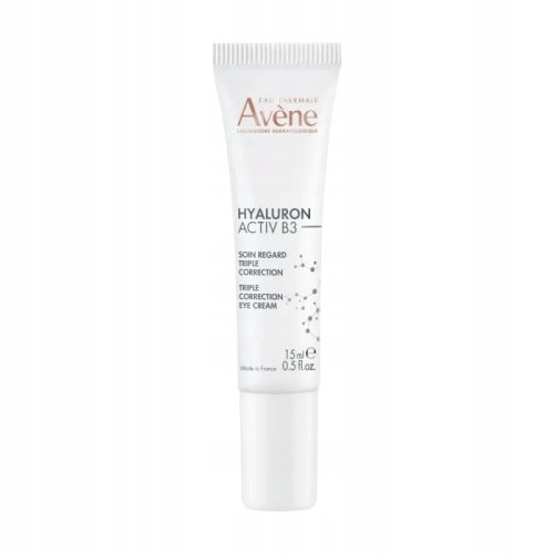 AVENE Hyaluron Activ B3 Augencreme: Dreifache Korrekturwirkung, 15 ml