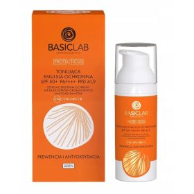   BasicLab Schützende Tönungsemulsion SPF50+ für einheitlichen Hautteint, 50ml