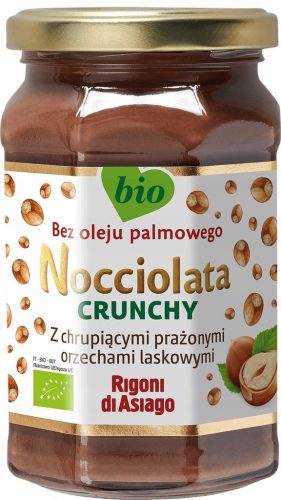 Nocciolata CRUNCHY BIO - Knuspriger Bio-Haselnuss-Schokoladenaufstrich 250g