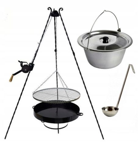  Grillrost Edelstahl 45 Rolle Kessel 6l