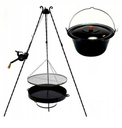  Grill Edelstahlrost 45 Rolle Kessel 20 P