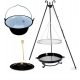  GRILL Edelstahlrost 55cm + KEGEL 13 + DECKEL