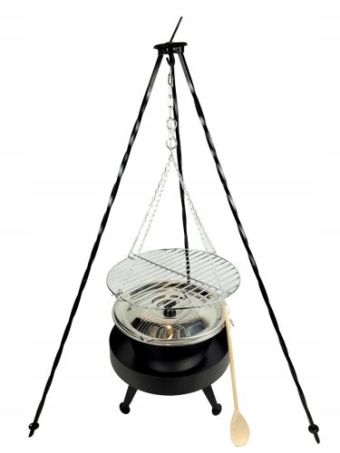  Grill Feuerraum 40 Rost 40 Edelstahl Kessel 6