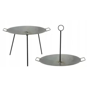  Bratpfanne Wok Feuer 2in1 50 Grill Blech Kamin