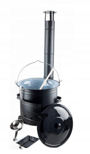  FELDKÜCHE 42CM + KESSELDECKEL 25L GRILL