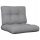  vidaXL Palettenkissen 2er-Set Grau Stoff