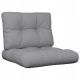  vidaXL Palettenkissen 2er-Set Grau Stoff