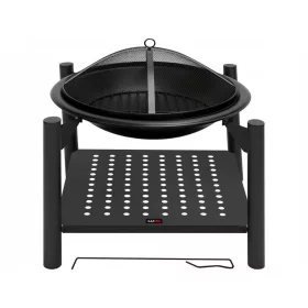  GARTENKAMIN 2in1 LAGERFEUER GRILLROST ABDECKUNG