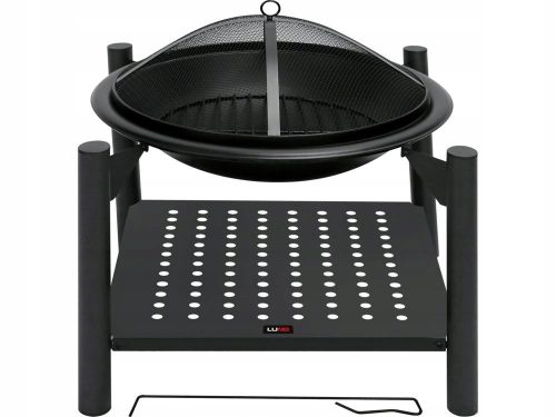  GARTENKAMIN 2in1 LAGERFEUER GRILLROST ABDECKUNG