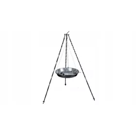  Emaillierter Grillpfanne 40 cm + Dreibein