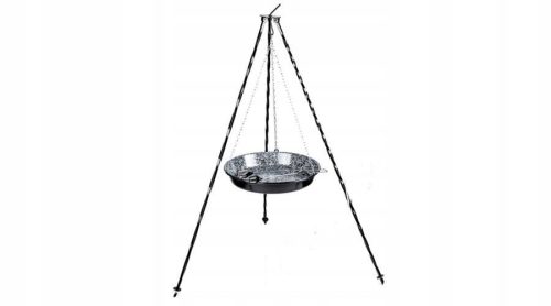  Emaillierter Grillpfanne 40 cm + Dreibein