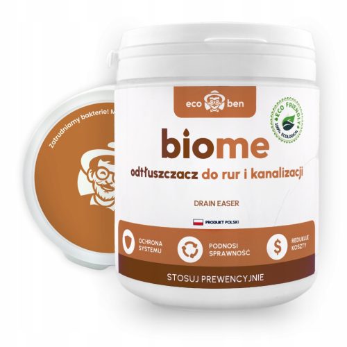  BIOME Kanal- und Abflussrohr-Entfetter-Präparat, baut Fette ab, 300 g
