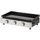  Happy Garden Merida Gasgrill 3 Brenner Plancha Emaillierte Platte 60x35cm