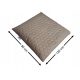  WASSERDICHTES GESTEPPTES GARTENKISSEN FLACH HONEY-HEXAGON 50x120 beige