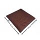  WASSERDICHTES GESTEPPTES GARTENKISSEN FLACH HONEY-HEXAGON 50x120 braun