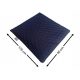  WASSERDICHTES GESTEPPTES GARTENKISSEN FLACH HONEY-HEXAGON 50x120 marineblau