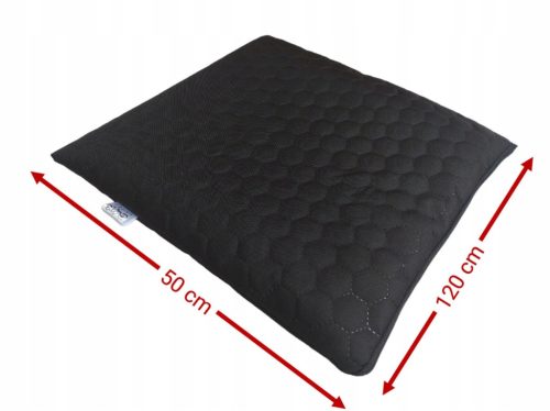  WASSERDICHTES GESTEPPTES GARTENKISSEN FLACH HONIG - SECHSECK 50x120 schwarz