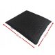  WASSERDICHTES GESTEPPTES GARTENKISSEN FLACH HONIG - SECHSECK 50x120 schwarz