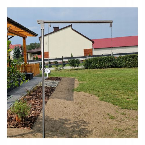 Gartengrill Edelstahl Kranstange Auslegerarm mit Haspel Inox