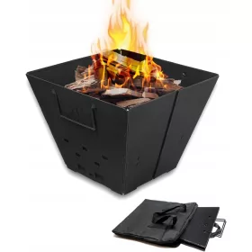    Snowpea - Tragbare Camping-Feuerstelle, faltbare Feuerstelle, Feuerstelle