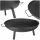  Gartenfeuerstelle, Gartengrill, 58 cm, rund, Lagerfeuerschale, Griffe