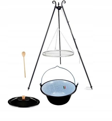  GRILL-DREIBEIN-GITTER FI60 + KEGEL 20 + DECKEL