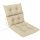  Stuhlkissen 115x56 cm, 10 cm dick, beige