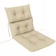  Stuhlkissen 115x56 cm, 10 cm dick, beige
