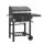  Garten-Holzkohlegrill Gusseisenrost mit Deckel Thermometer Abdeckung Landmann