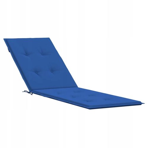  Liegestuhlkissen, blau, (75+105)x50x3 cm