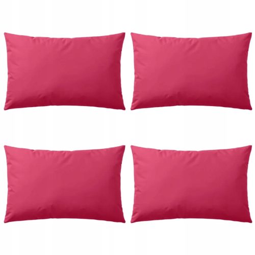  Outdoorkissen, 4 Stück, 60x40 cm, rosa