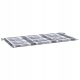  vidaXL Kissen 120 x 1 x 3 Grau