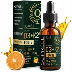 Vitamin D3 K2 MK-7 FORTE in Orangengeschmack - Tropfen 30 ml