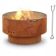  Kamin für Schloss mit Rost zum Backen von Brot Grillen Würstchen Stahl