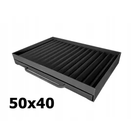    Grill Feuerbox 50x40cm ausziehbar Aschekasten Betongrill Räucherkammer